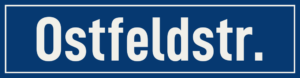 Straßenschild Ostfeldstraße