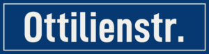 Straßenschild Ottilienstraße