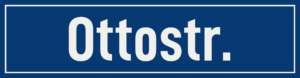 Straßenschild Ottostraße