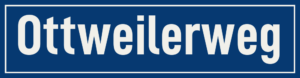 Straßenschild Ottweilerweg