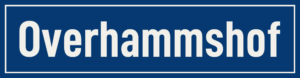 Straßenschild Overhammshof