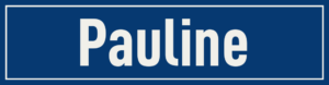 Straßenschild Pauline