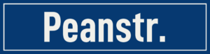 Straßenschild Peanstraße