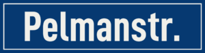 Straßenschild Pelmanstraße