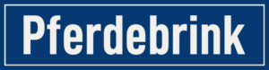 Straßenschild Pferdebrink