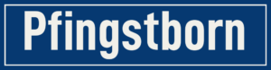 Straßenschild Pfingstborn