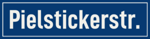 Straßenschild Pielstickerstraße
