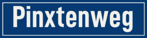 Straßenschild Pinxtenweg