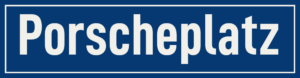 Straßenschild Porscheplatz