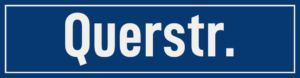 Straßenschild Querstraße