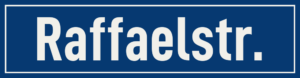 Straßenschild Raffaelstraße