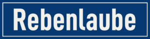 Straßenschild Rebenlaube