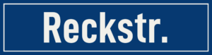Straßenschild Reckstraße