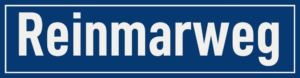Straßenschild Reinmarweg