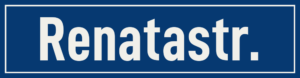 Straßenschild Renatastraße