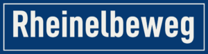 Straßenschild Rheinelbeweg