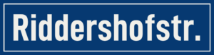 Straßenschild Riddershofstraße