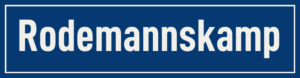 Straßenschild Rodemannskamp