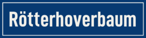 Straßenschild Rötterhoverbaum