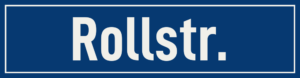 Straßenschild Rollstraße