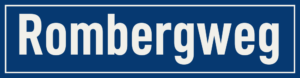 Straßenschild Rombergweg