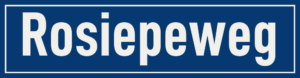 Straßenschild Rosiepeweg