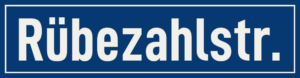 Straßenschild Rübezahlstraße