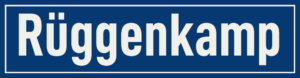 Straßenschild Rüggenkamp