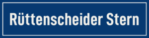 Straßenschild Rüttenscheider Stern