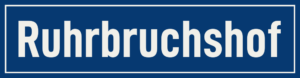 Straßenschild Ruhrbruchshof