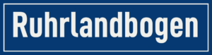 Straßenschild Ruhrlandbogen