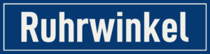 Straßenschild Ruhrwinkel