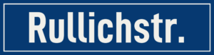 Straßenschild Rullichstraße