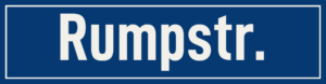 Straßenschild Rumpstraße