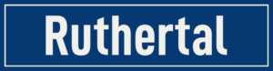 Straßenschild Ruthertal