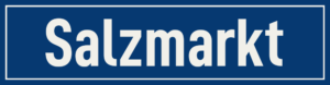 Straßenschild Salzmarkt