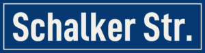 Straßenschild Schalker Straße