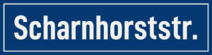 Straßenschild Scharnhorststraße