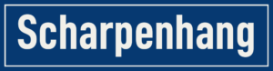 Straßenschild Scharpenhang