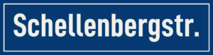 Straßenschild Schellenbergstraße