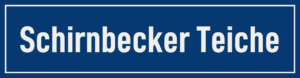 Straßenschild Schirnbecker Teiche