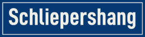 Straßenschild Schliepershang