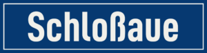 Straßenschild Schloßaue
