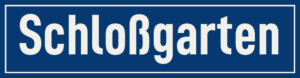 Straßenschild Schloßgarten