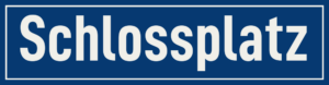 Straßenschild Schlossplatz