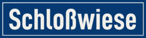 Straßenschild Schloßwiese