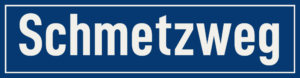 Straßenschild Schmetzweg