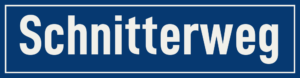 Straßenschild Schnitterweg