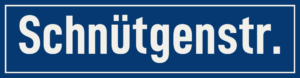 Straßenschild Schnütgenstraße