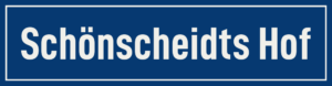 Straßenschild Schönscheidts Hof